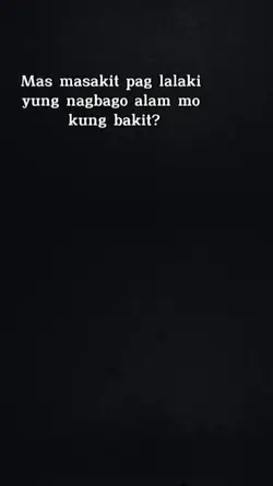 Lalaki Pag nag Bago?