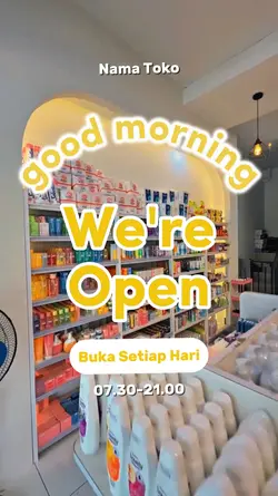 we are open