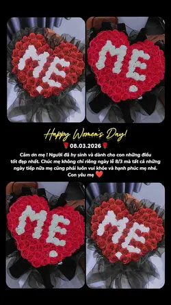 Mẫu chúc mẹ 8/3