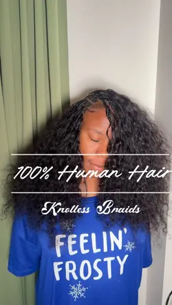 Human Hair Knotless😍