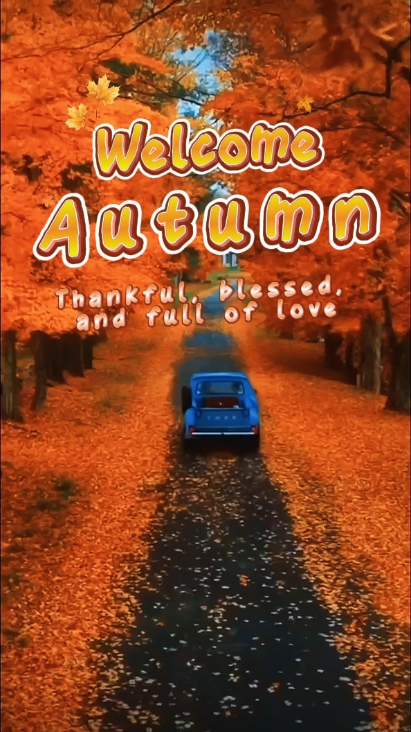 welcome autumn 2026