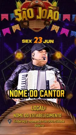 Flyer são João 