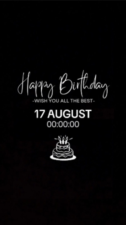 ANNIVERSAIRE | 17 AOÛT