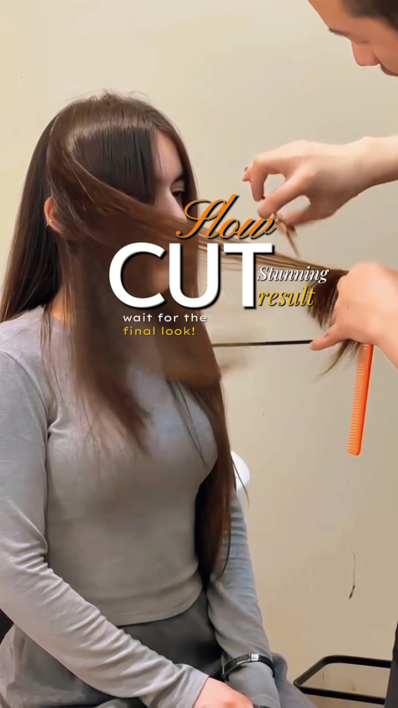 Peinado de corte lento 