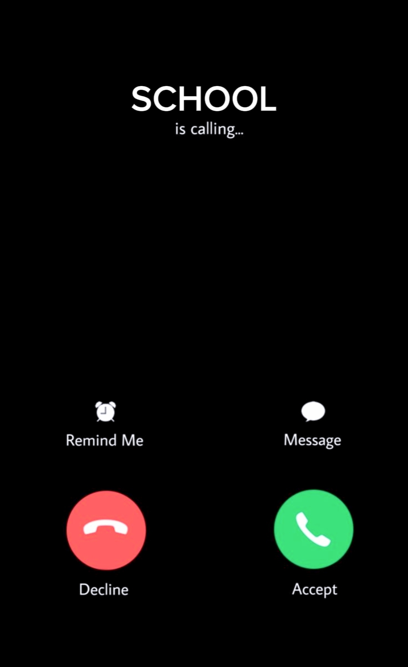 school is calling