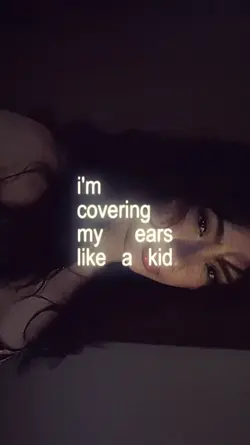 im covering my ears 