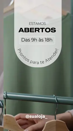 Estamos abertos 