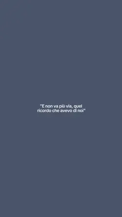 non va più via 