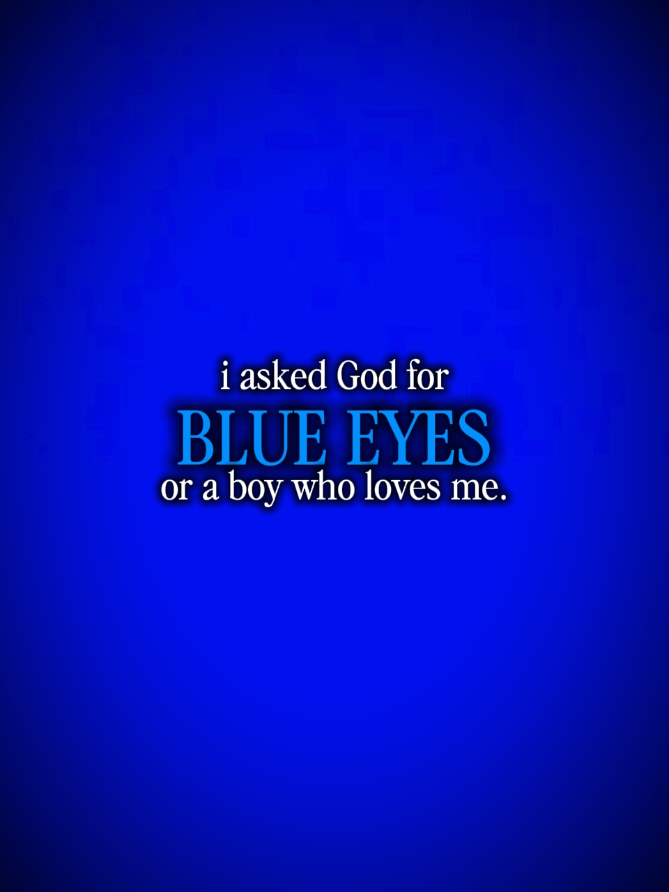 yeux bleus