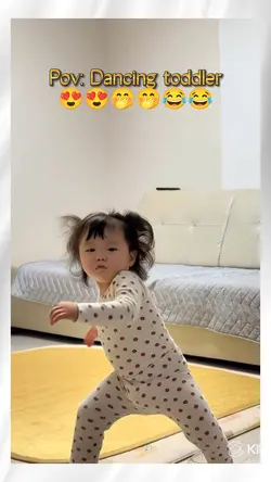 Dancing toddler