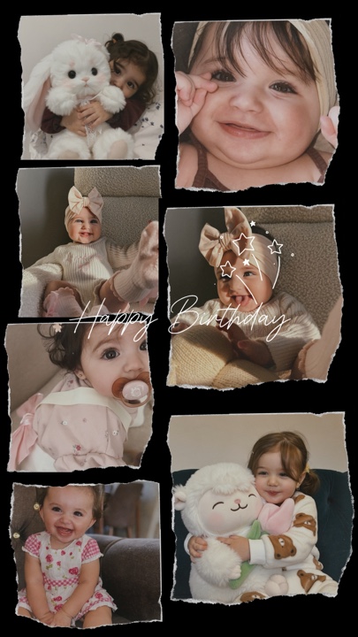 Feliz cumpleaños mi bebé