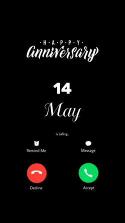 ANNIV 14 MAY CALL
