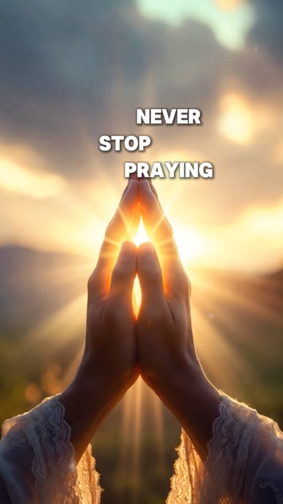 Jangan pernah berhenti Berdoa 