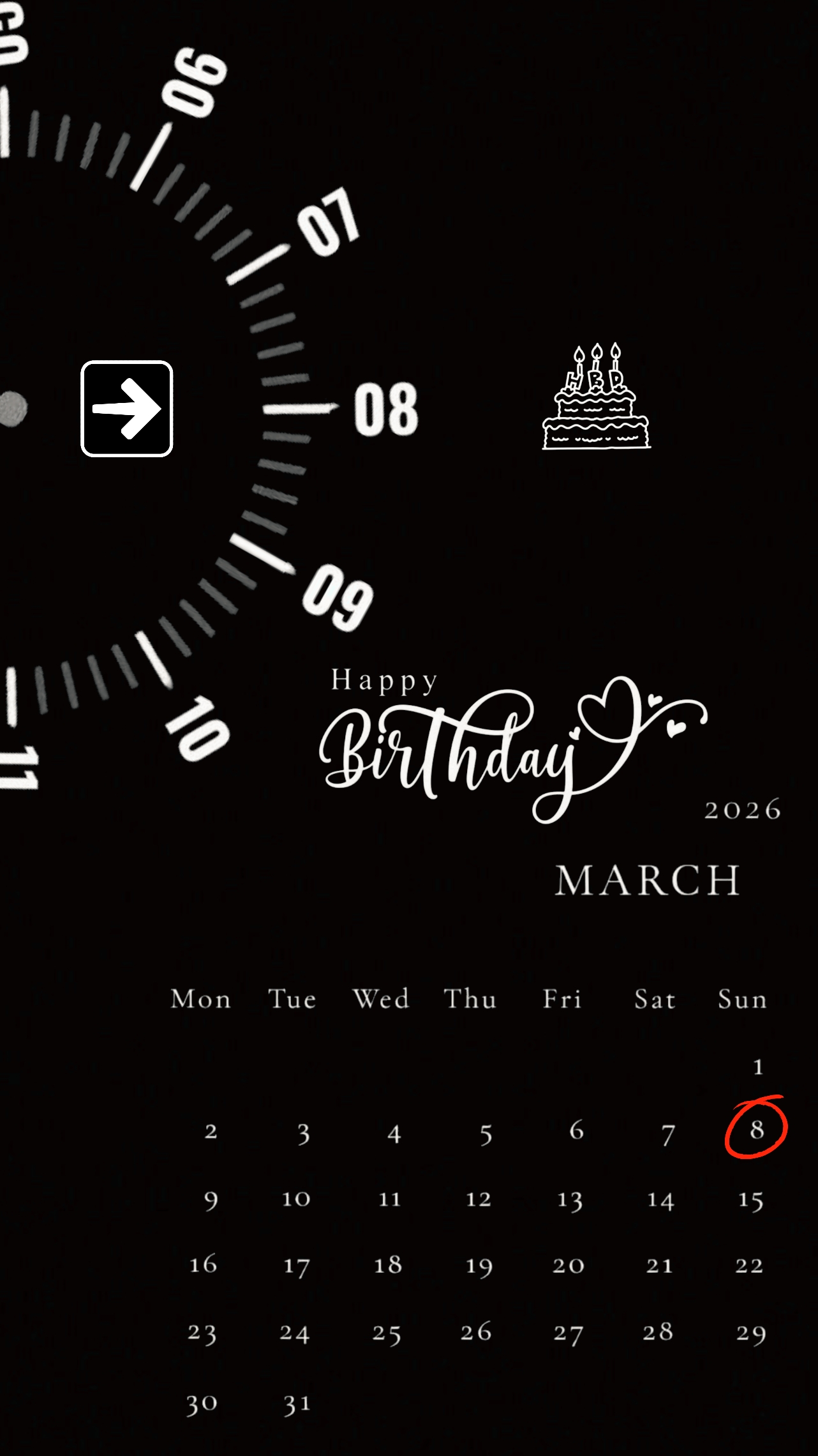 anniversaire 08 mars 