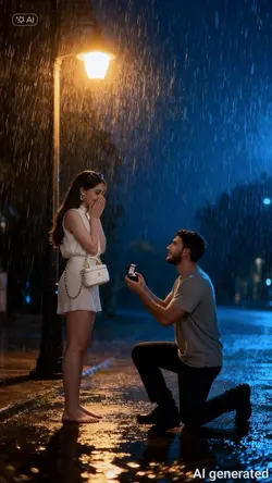 Propose in the rain