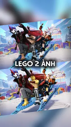 2 Ảnh Ghép LEGO AI