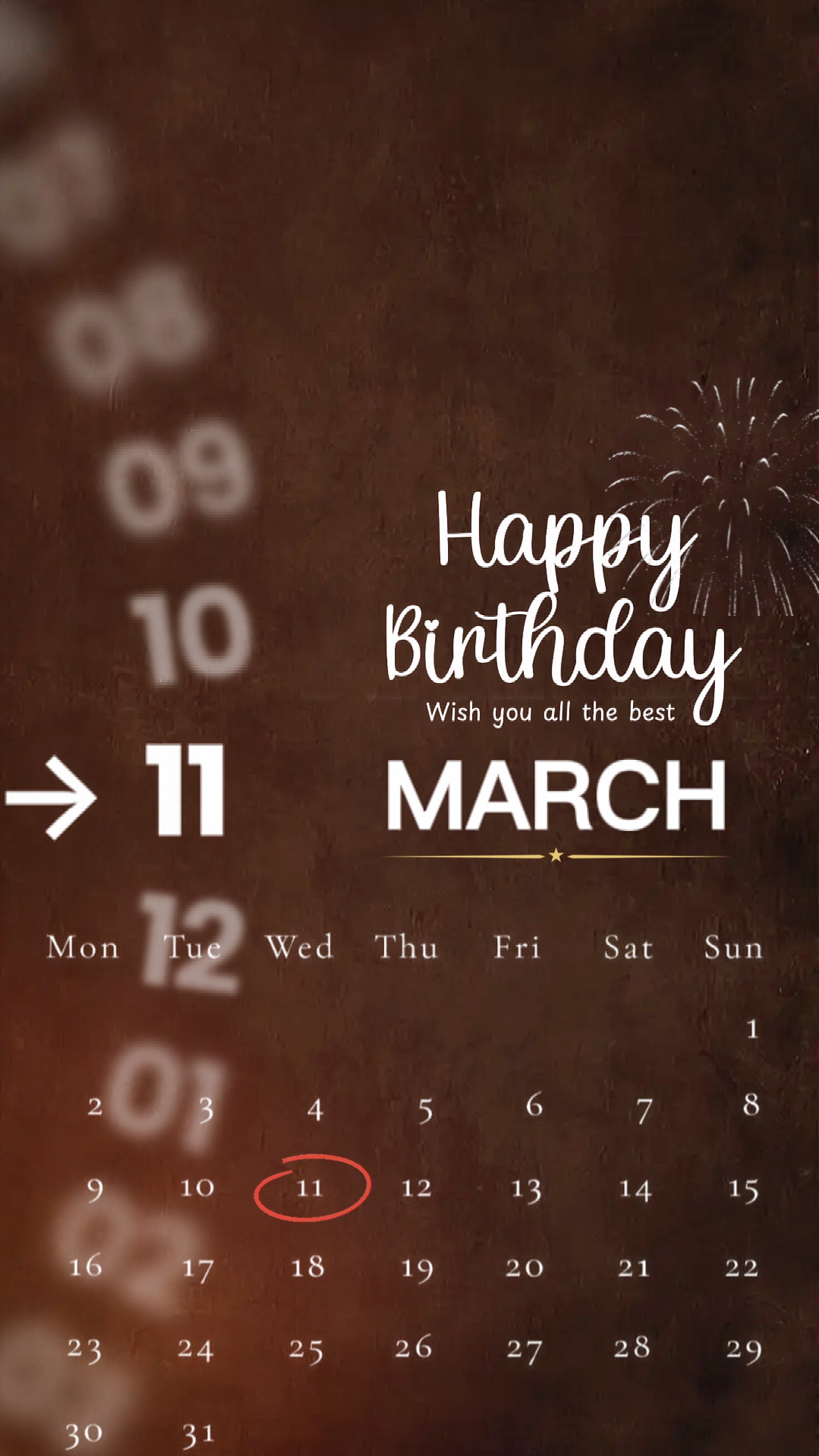 ANIVERSÁRIO DE 11 DE MARÇO
