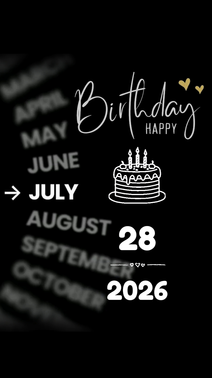 SELAMAT ULANG TAHUN SAUDARA 28 JULI
