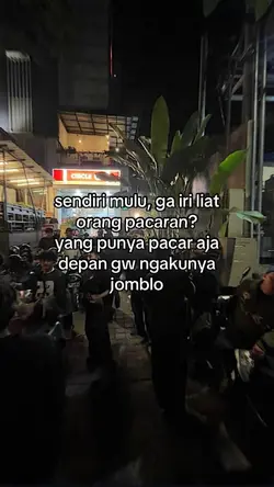 sendiri mulu ga iri