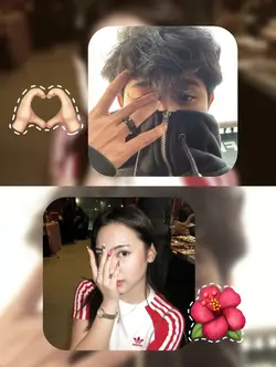 2 photos couple