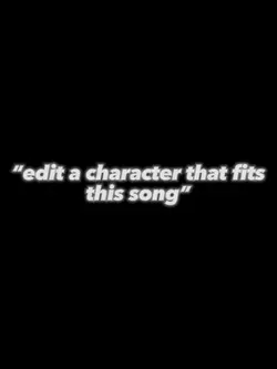 edit a character 