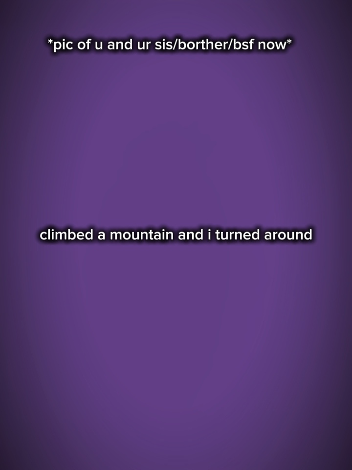 J'ai escaladé une montagne 