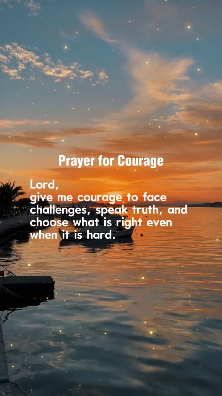 Prayer for Courage 