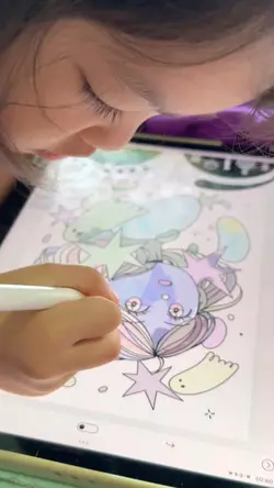 แพรวากับการระบายสี