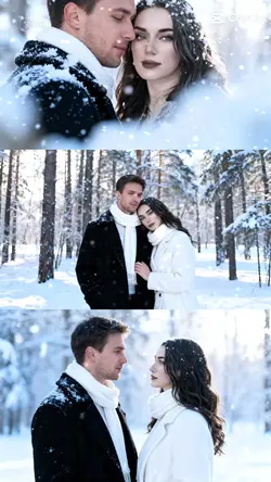 Schnee fotoshop