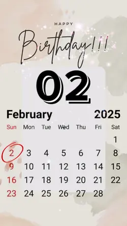 hbd 2 February 2025
