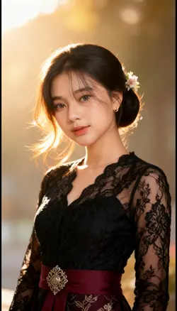 Kebaya hitam estetik