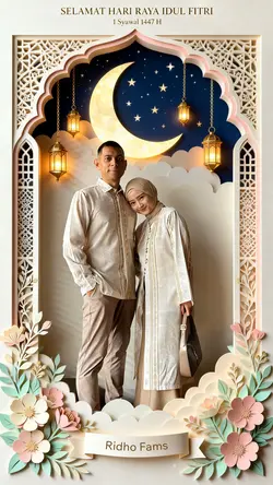 frame ucapan lebaran