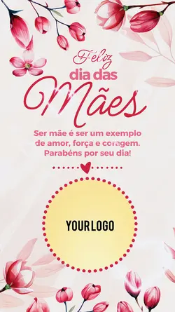 Dia das mães logo