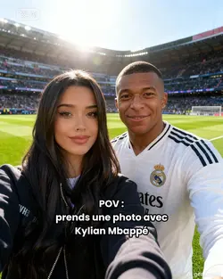 Selfie with Mbappe 