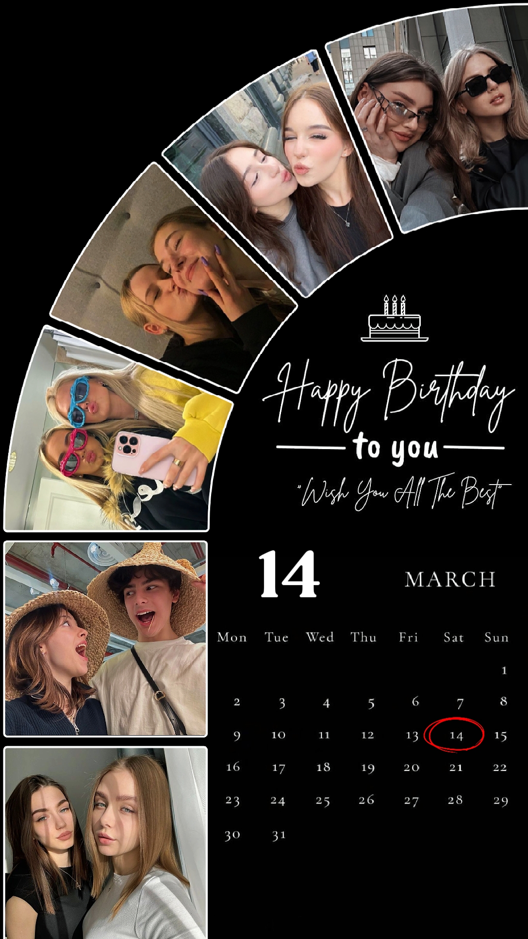 ANNIVERSAIRE 14 MARS 