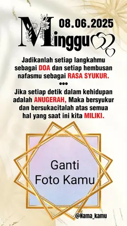 Story Hari Minggu.