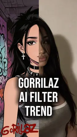 Gorillaz AI filter