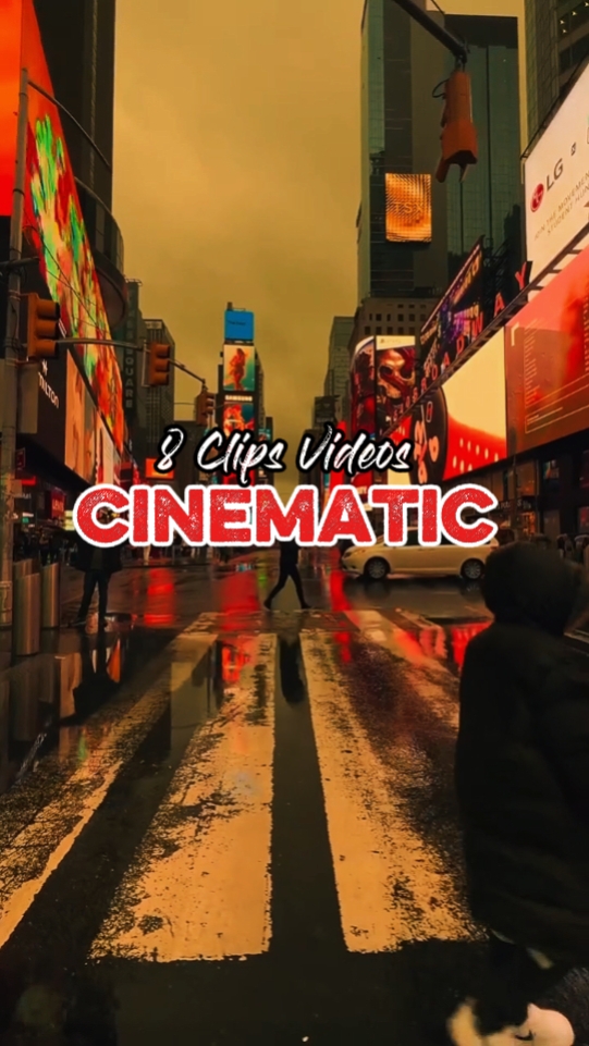 8 clipes cinematográficos 