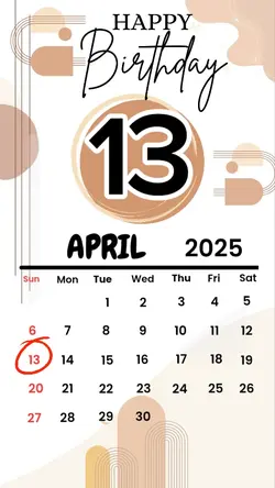 birthday 13 April