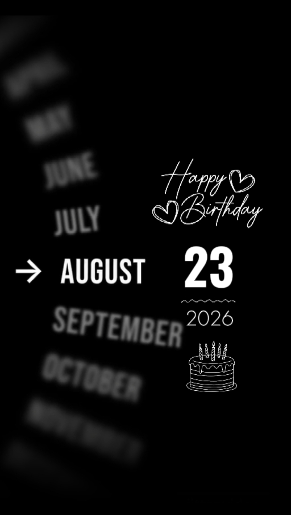 BDAY BABY 23 AUGUST