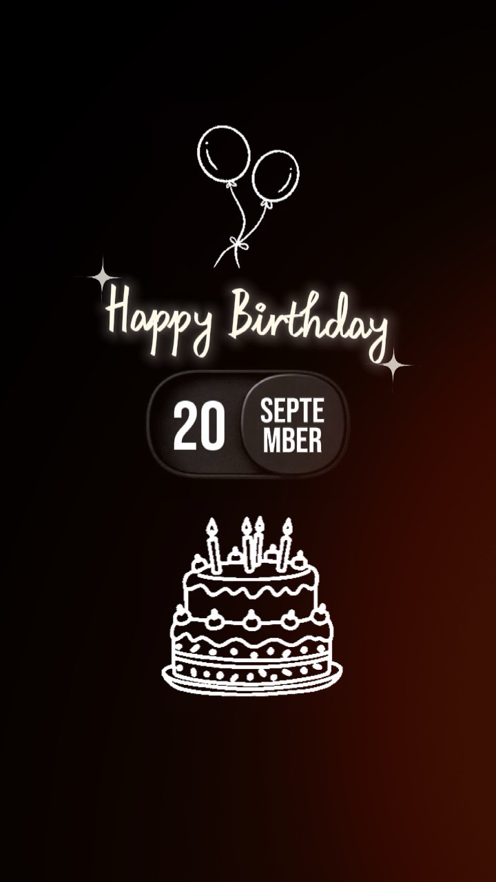 20 SEPTEMBER BIRTHDY