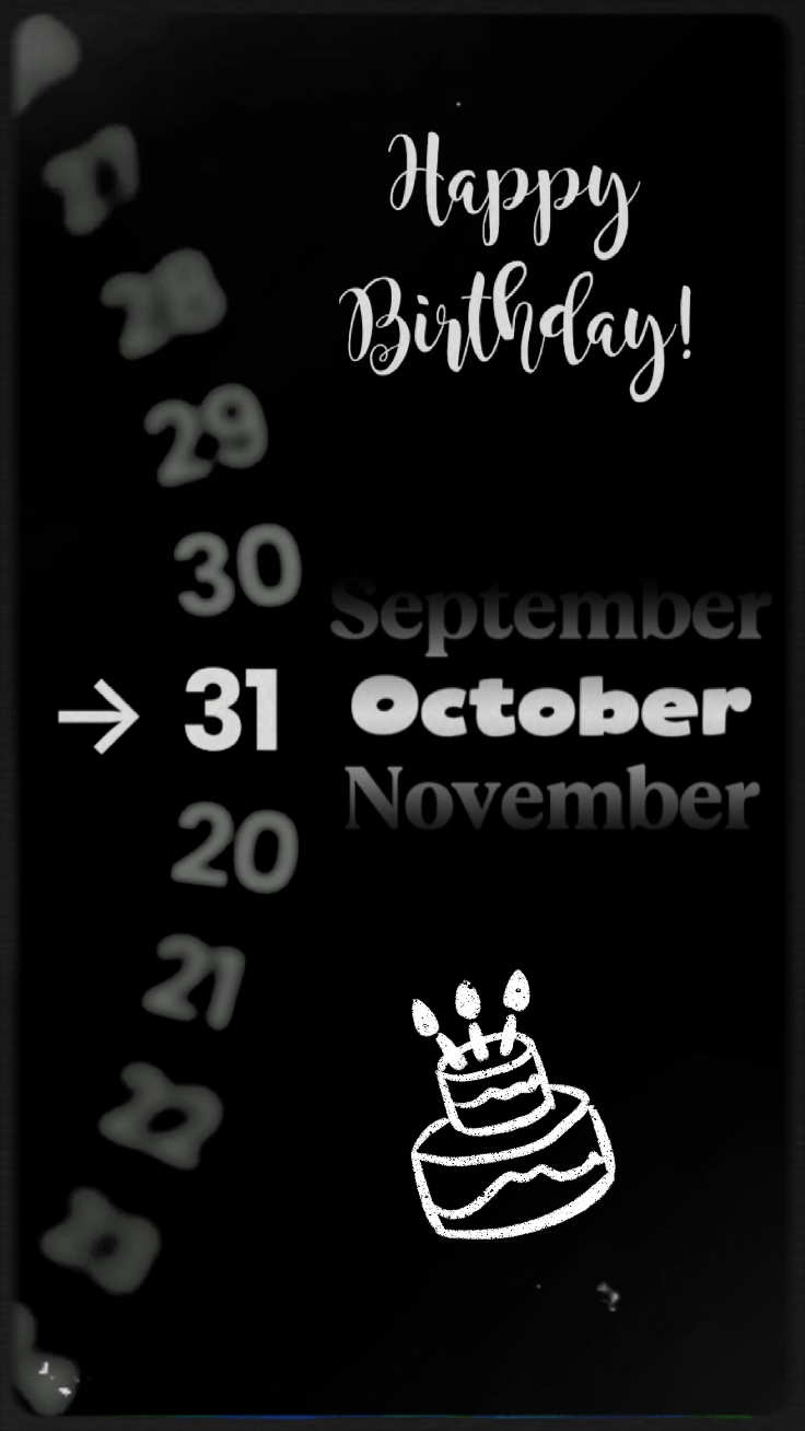 birthday 31 October 