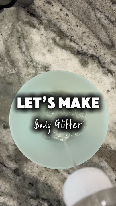DIY Körper Glitzer