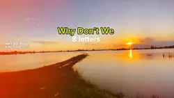 why don’t we 8lettes