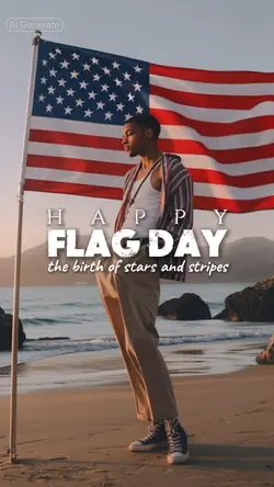 AI happy flag day