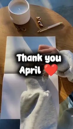 Thank you april