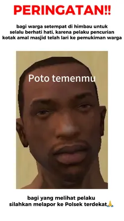Dicari pencuri!!!
