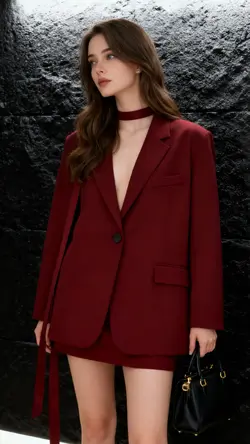 AI red blazer