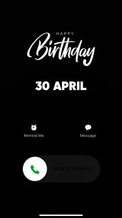 HBD BESTIE 30 APRIL