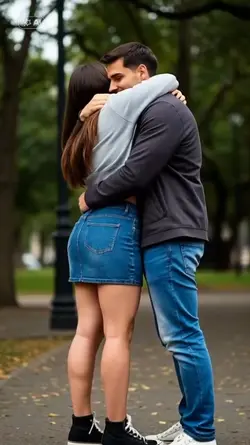 hug fake boyfriend